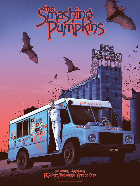 Smashing Pumpkins Melbourne 2023 - Official Event Poster