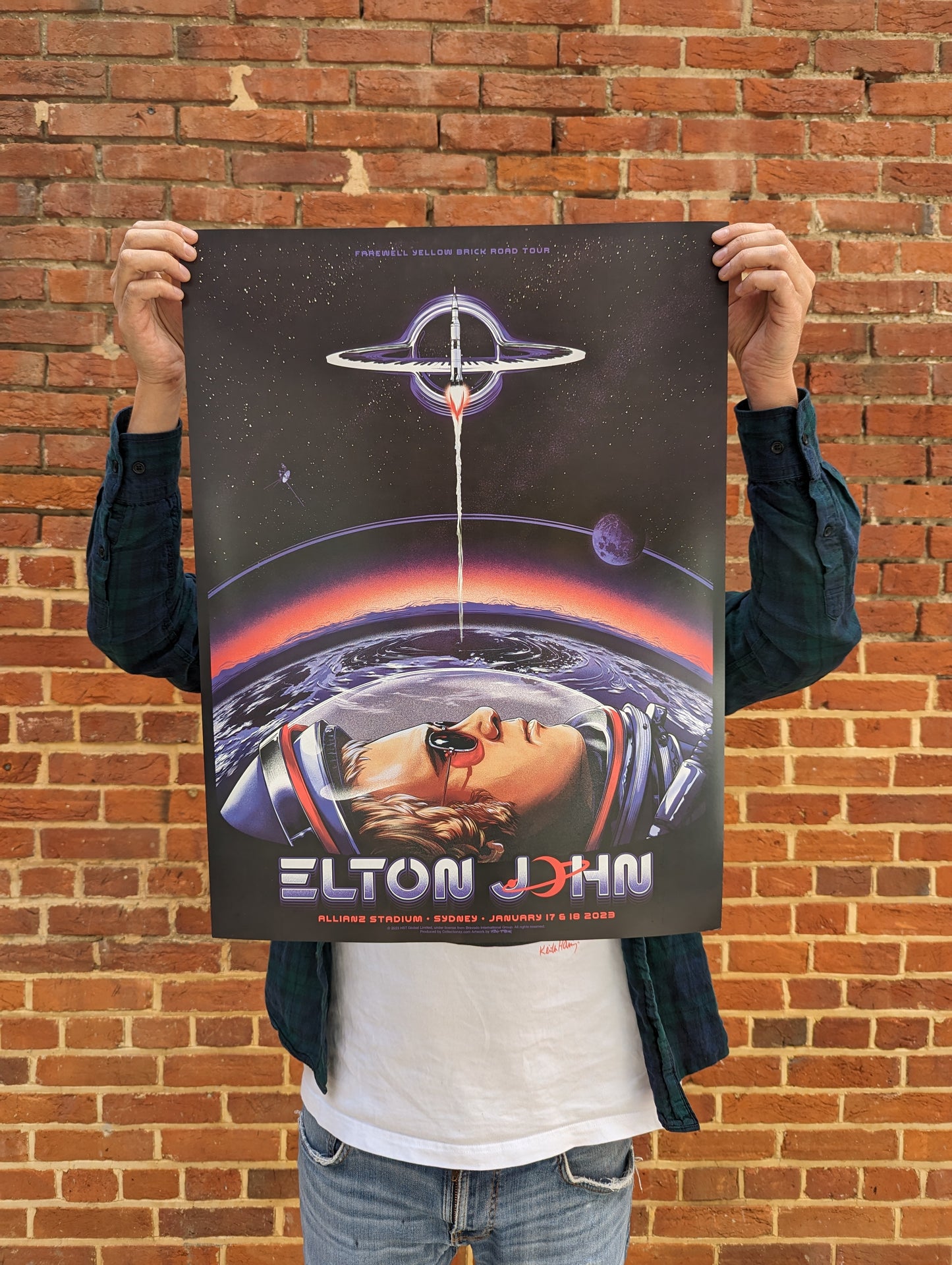 Elton John Sydney 2023 - Official Event Poster